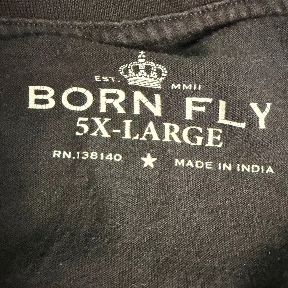 Born Fly Mens 5XL T-Shirt and Joggers 2 Piece Set Graphic Black Olive Green - Picture 5 of 16